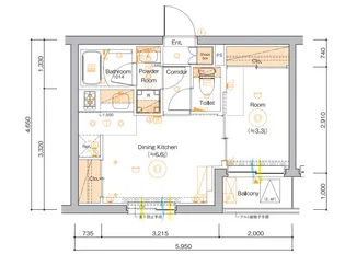 SYFORME MONZEN-NAKACHO【3階】の間取り
