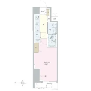 ロイジェント山王【3階】の間取り