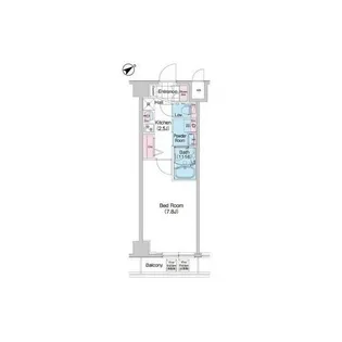 コンフォリア森下WEST【803号室】の間取り