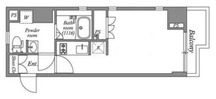 レジデンス清澄白河スクエア【5階】の間取り