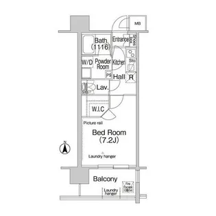 コンフォリア木場親水公園【8階】の間取り