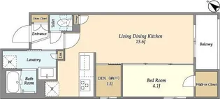 アジュールテラス目黒祐天寺【5階】の間取り
