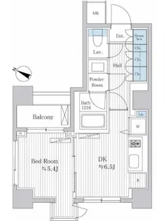 プラチナビュー白金台【3階】の間取り