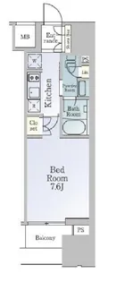 ルフォンブランシェ品川南大井【9階】の間取り