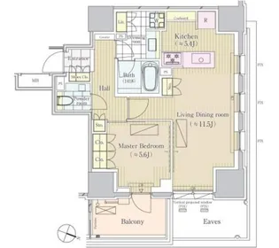 パークコート三番町ヒルトップレジデンス【2階】の間取り