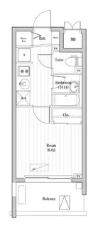 大森海岸レジデンス【8階】の間取り