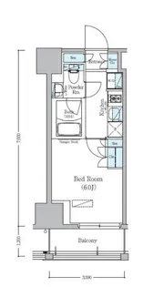 アーバネックス旗の台【9階】の間取り