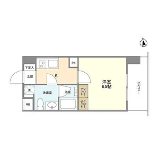 グランテール代々木【5階】の間取り