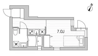 GranDuo高輪【2階】の間取り