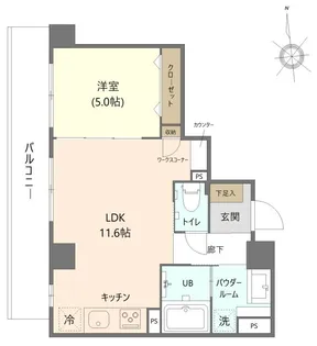 ブリスコート【3階】の間取り