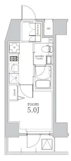 Log戸越【1002号室】の間取り