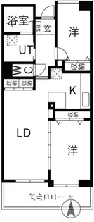 アクティ目黒駅前1号棟 1【7階】の間取り