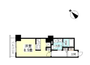 TKフラッツ渋谷【2階】の間取り