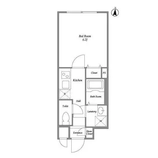 LEGALAND都立大学【2階】の間取り