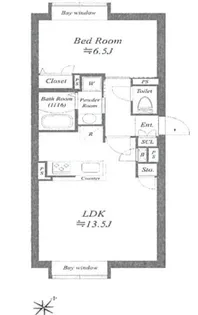 LEGALAND初台【4階】の間取り