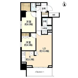 スタイリオ品川中延【8階】の間取り