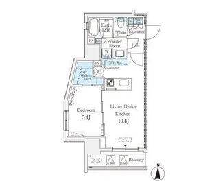 パークキューブ大井町レジデンス【3階】の間取り