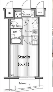 グランド・ガーラ五反田【3階】の間取り