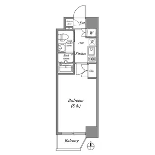 Gramercy Nipponbashi【5階】の間取り