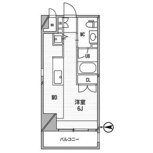 アーデンタワー南堀江【5階】の間取り