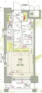 エステムプラザ品川アーバンヒルズ【202号室】の間取り
