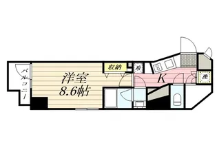GRANPASEO麻布十番【9階】の間取り