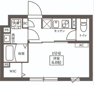 PRATIQUE Yoyogi 【3階】の間取り