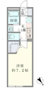 Jsコート幡ヶ谷【2階】の間取り