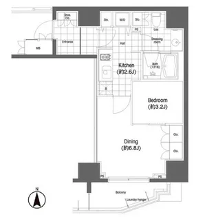 BPRレジデンス恵比寿【3階】の間取り