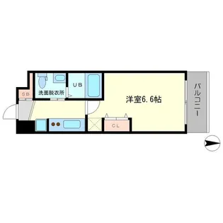 アーデンタワー本町イースト【6階】の間取り