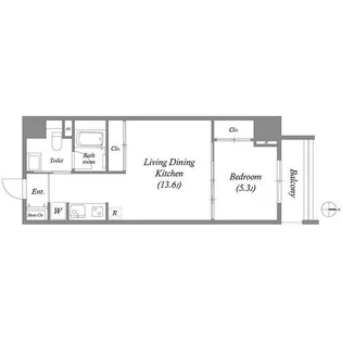 Uresidence Temmabashi【2階】の間取り
