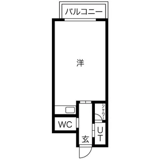S-CREA御堂筋本町【0704号室】の間取り