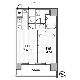 SK RESIDENCESなんば桜川EAST【1004号室】の間取り
