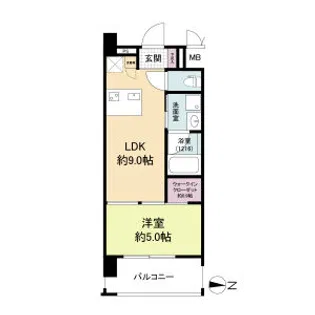 アプリーレ梅田東【7階】の間取り