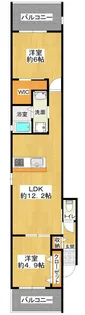 ブロンテ明石【2階】の間取り