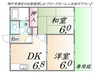 プレミールミタニ【1階】の間取り