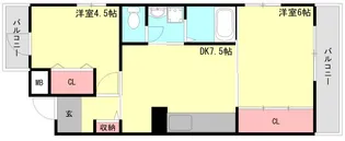 兵庫県神戸市長田区大丸町1丁目【マンション】の間取り