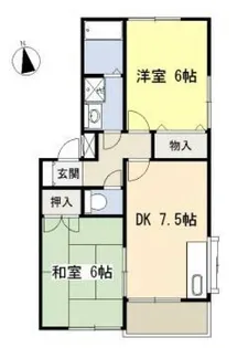 兵庫県神戸市西区竜が岡4丁目【アパート】の間取り