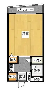 フォレスト大蔵【1階】の間取り