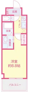 エアシスステート神戸【4階】の間取り
