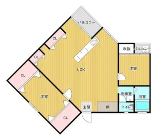 大和ビル【503号室】の間取り