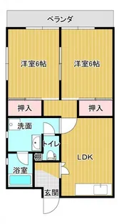 プルミエ東和【103号室】の間取り