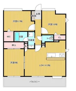 アーバンパレス諏訪野Ⅱ【10階】の間取り
