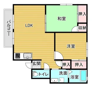 プロヴァンスⅡ【2階】の間取り