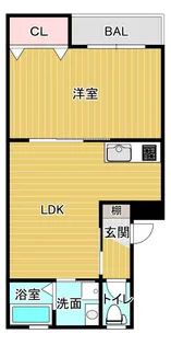 エスペランザ【102号室】の間取り