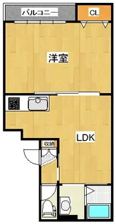 エスペランザ【303号室】の間取り