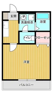 LAPIN JUN【201号室】の間取り