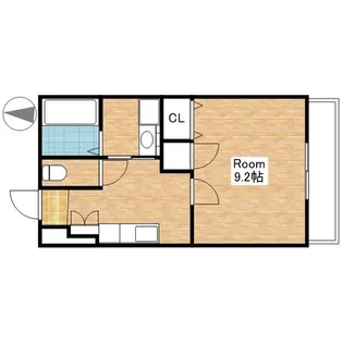 クリスタルコート【1階】の間取り