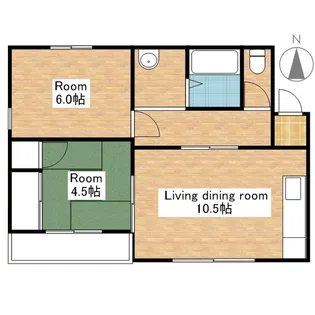 滋賀県長浜市宮司町【アパート】の間取り