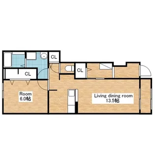 滋賀県長浜市田町【アパート】の間取り